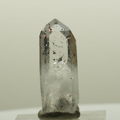 Harlekin Lemurian Skelett Phantom Amethyst Streep Mine, Namibia 33*13*10mm #15089