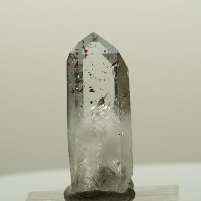 Harlekin Lemurian Skelett Phantom Amethyst Streep Mine, Namibia 33*13*10mm #15089