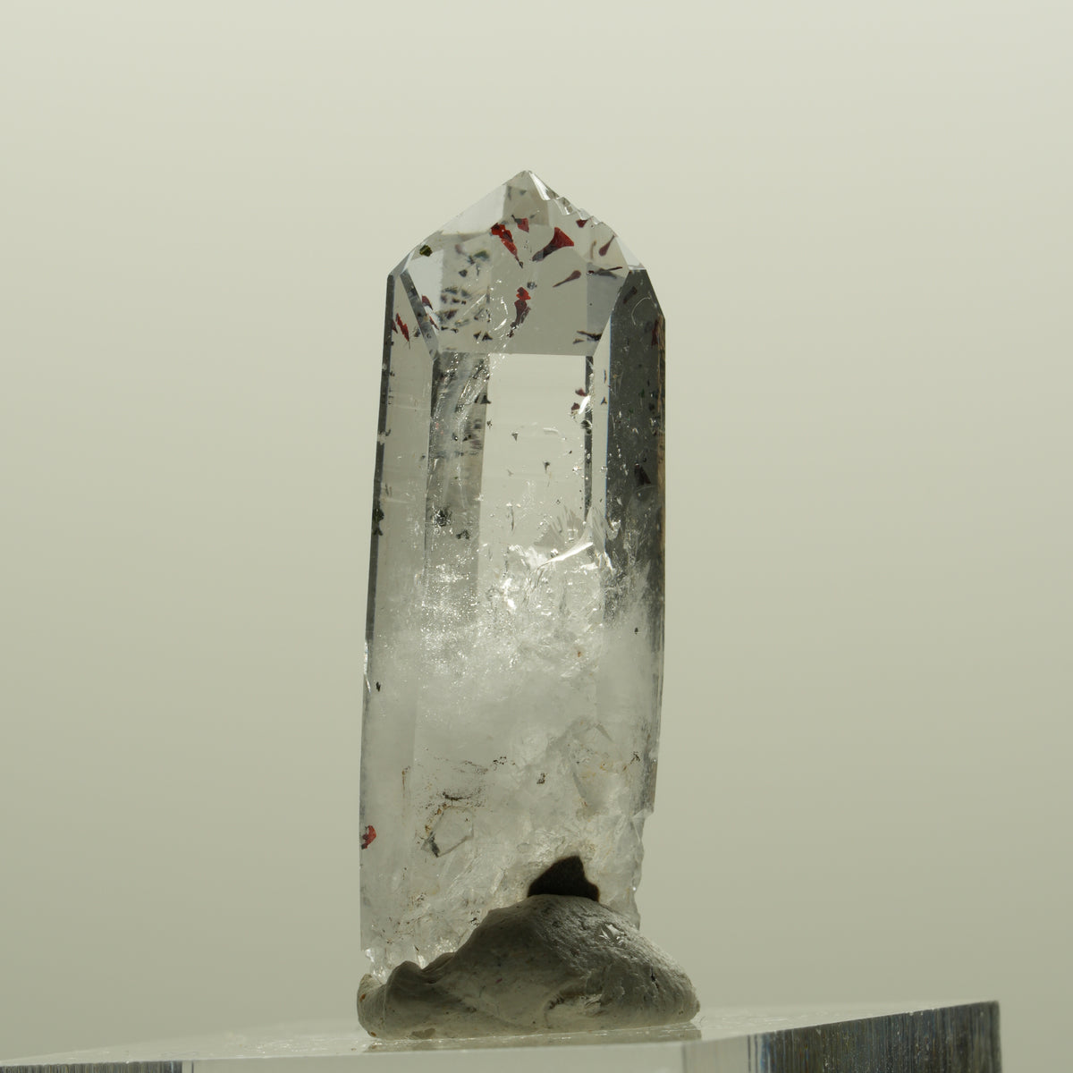 Harlekin Lemurian Skelett Phantom Amethyst Streep Mine, Namibia 33*13*10mm #15089