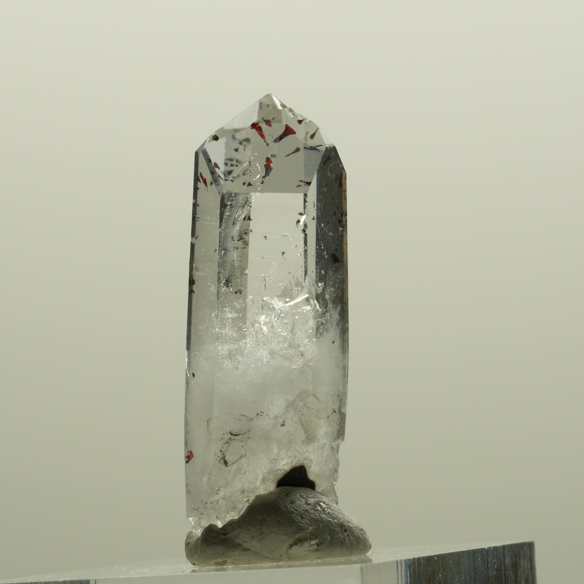 Harlekin Lemurian Skelett Phantom Amethyst Streep Mine, Namibia 33*13*10mm #15089