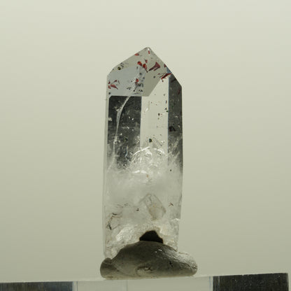 Harlekin Lemurian Skelett Phantom Amethyst Streep Mine, Namibia 33*13*10mm #15089