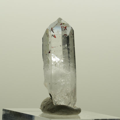 Harlekin Lemurian Skelett Phantom Amethyst Streep Mine, Namibia 33*13*10mm #15089