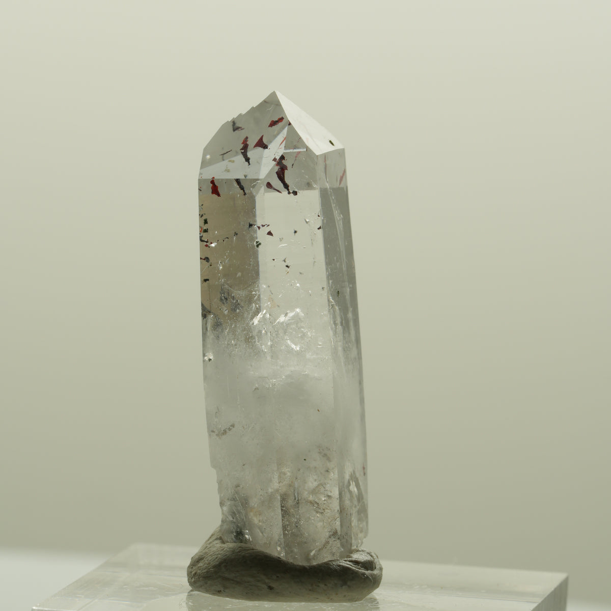 Harlekin Lemurian Skelett Phantom Amethyst Streep Mine, Namibia 33*13*10mm #15089