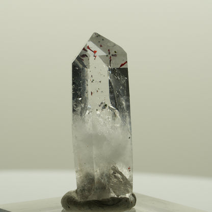 Harlekin Lemurian Skelett Phantom Amethyst Streep Mine, Namibia 33*13*10mm #15089