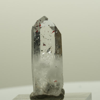 Harlekin Lemurian Skelett Phantom Amethyst Streep Mine, Namibia 33*13*10mm #15089