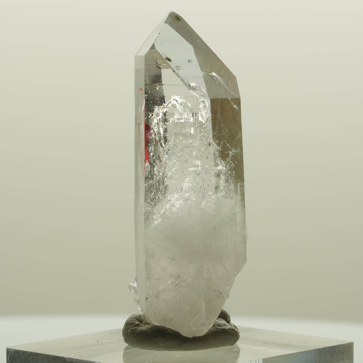 Enhydro Lemurian Phantom Amethyst Hämatit Epidot, 1x Blase Streep Mine, Namibia 39*16*14mm #15091
