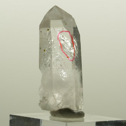 Enhydro Lemurian Phantom Amethyst Hämatit Epidot, 1x Blase Streep Mine, Namibia 39*16*14mm #15091