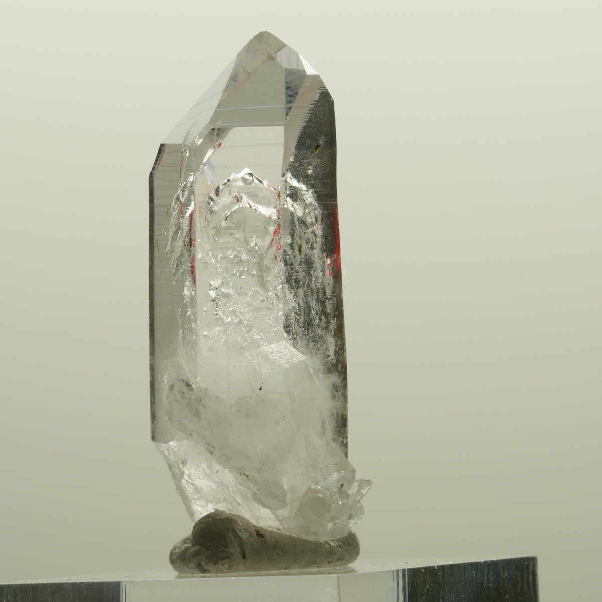 Enhydro Lemurian Phantom Amethyst Hämatit Epidot, 1x Blase Streep Mine, Namibia 39*16*14mm #15091