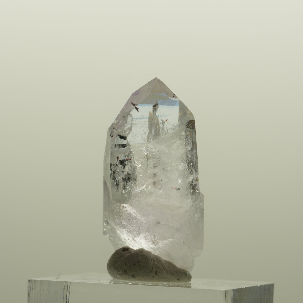 Harlekin Skelett Phantom Amethyst Spitze Streep Mine, Namibia 31*17*15mm #15092