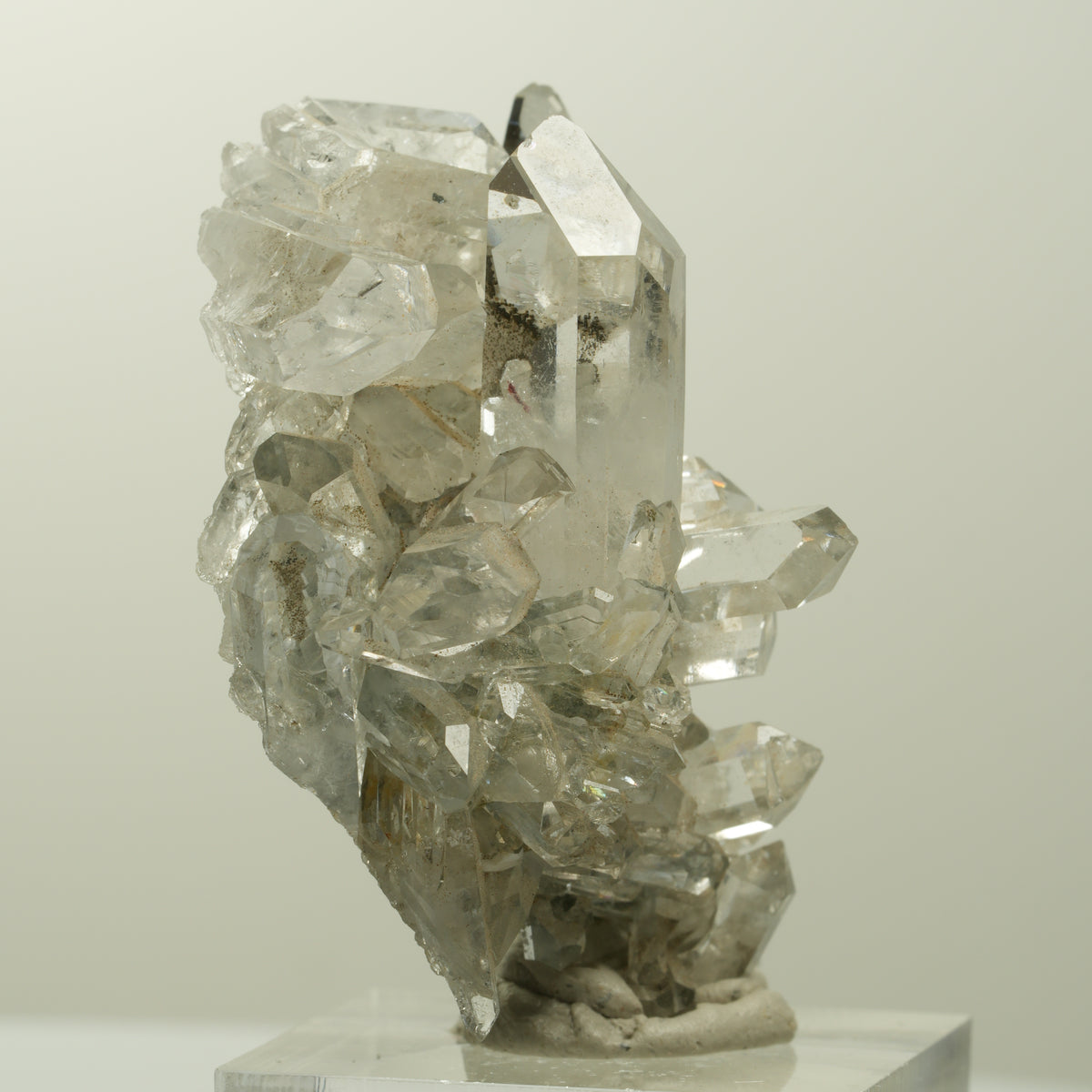 Harlekin Skelett Phantom Rauchquarz mit Epidot Stufe Streep Mine, Namibia 49*35*23mm #15093