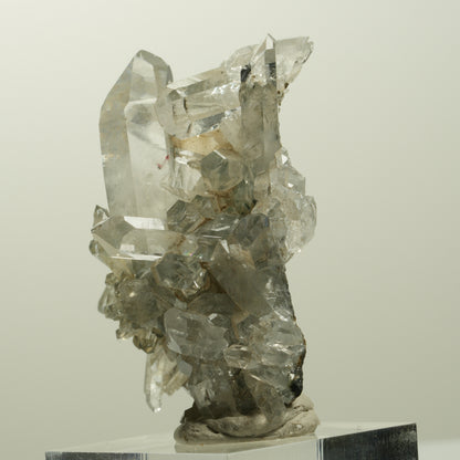 Harlekin Skelett Phantom Rauchquarz mit Epidot Stufe Streep Mine, Namibia 49*35*23mm #15093