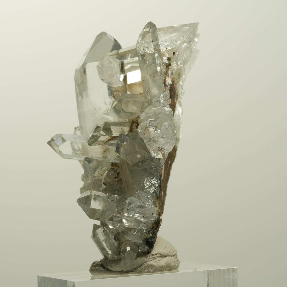 Harlekin Skelett Phantom Rauchquarz mit Epidot Stufe Streep Mine, Namibia 49*35*23mm #15093