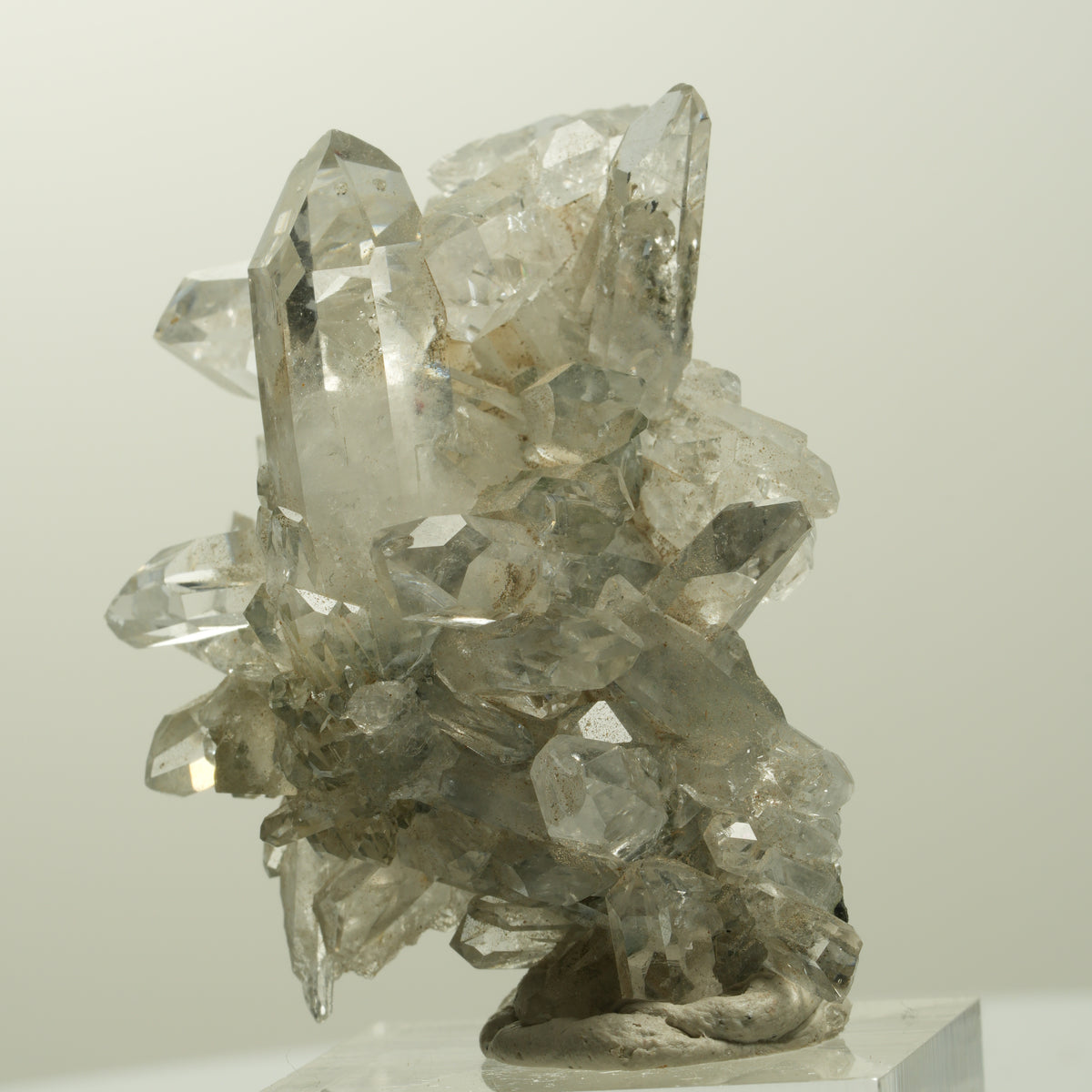 Harlekin Skelett Phantom Rauchquarz mit Epidot Stufe Streep Mine, Namibia 49*35*23mm #15093