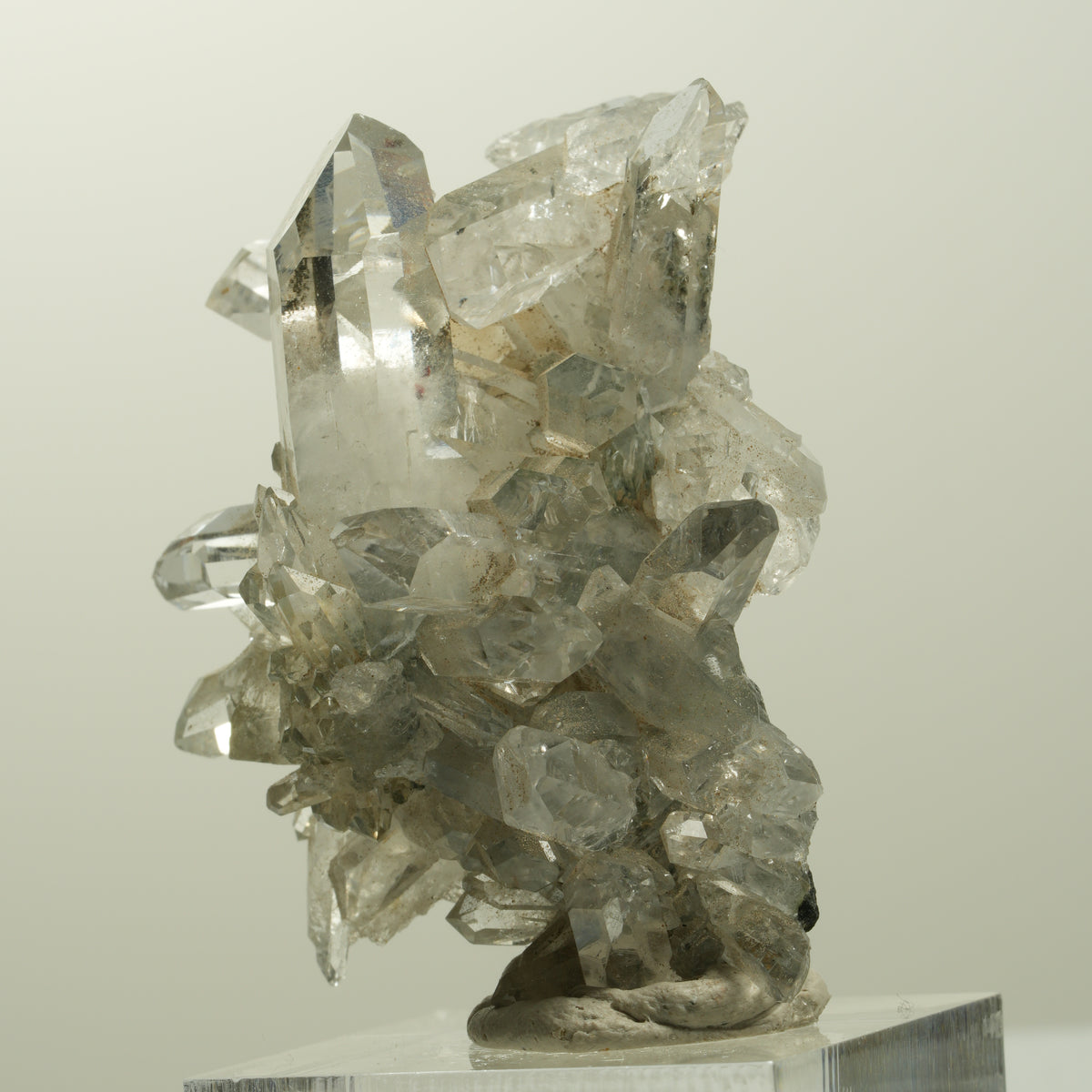 Harlekin Skelett Phantom Rauchquarz mit Epidot Stufe Streep Mine, Namibia 49*35*23mm #15093