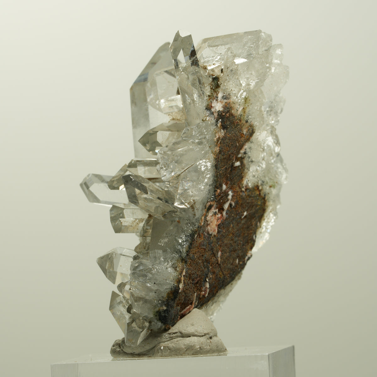 Harlekin Skelett Phantom Rauchquarz mit Epidot Stufe Streep Mine, Namibia 49*35*23mm #15093
