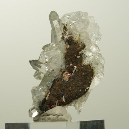 Harlekin Skelett Phantom Rauchquarz mit Epidot Stufe Streep Mine, Namibia 49*35*23mm #15093