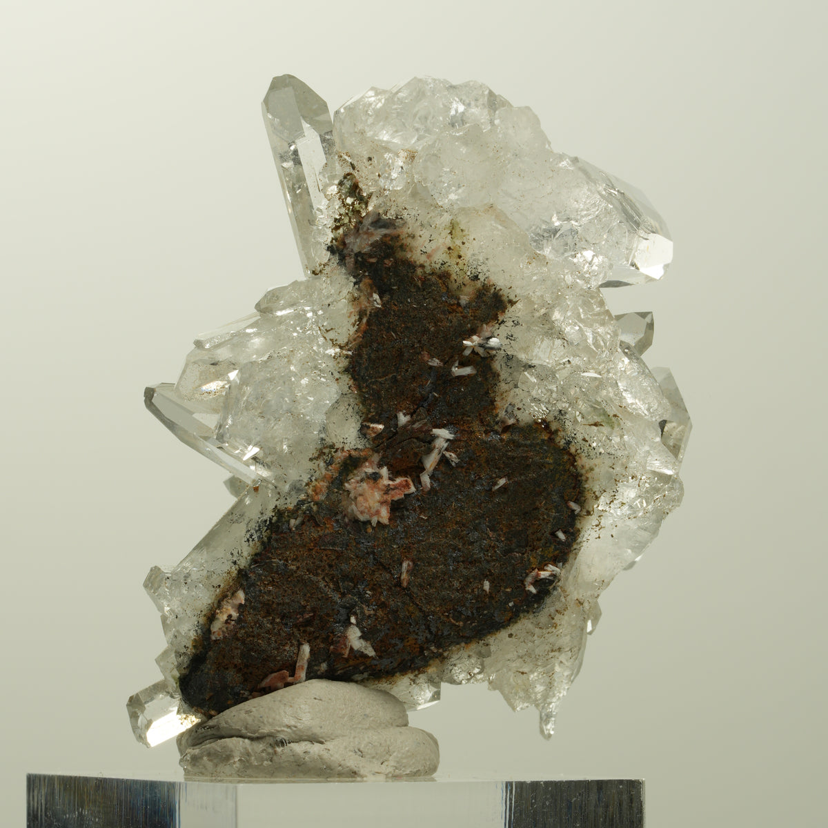 Harlekin Skelett Phantom Rauchquarz mit Epidot Stufe Streep Mine, Namibia 49*35*23mm #15093