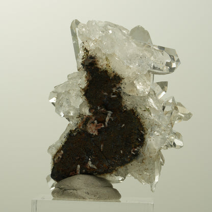 Harlekin Skelett Phantom Rauchquarz mit Epidot Stufe Streep Mine, Namibia 49*35*23mm #15093