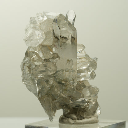 Harlekin Skelett Phantom Rauchquarz mit Epidot Stufe Streep Mine, Namibia 49*35*23mm #15093