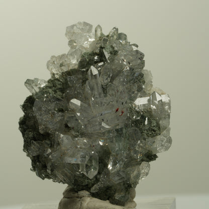 Harlekin Starburst Quarz, Epidot auf Matrix Streep Mine, Namibia 38*30*21mm #15095