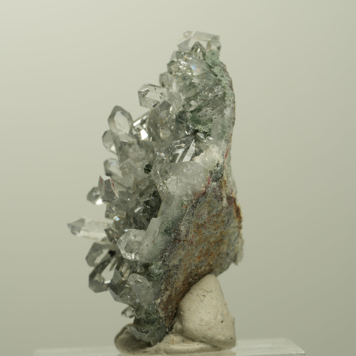 Harlekin Starburst Quarz, Epidot auf Matrix Streep Mine, Namibia 38*30*21mm #15095