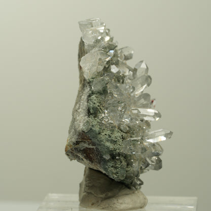 Harlekin Starburst Quarz, Epidot auf Matrix Streep Mine, Namibia 38*30*21mm #15095