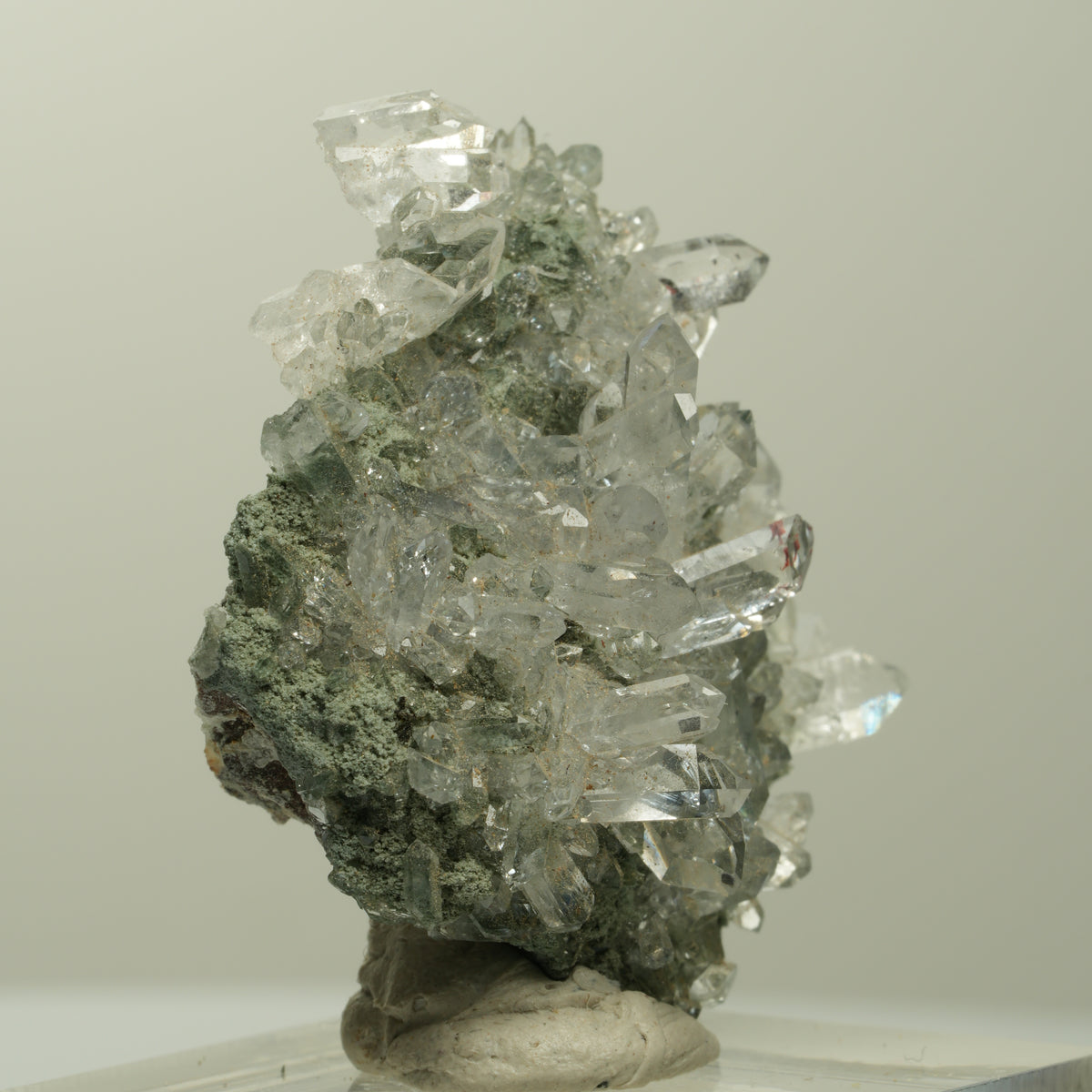 Harlekin Starburst Quarz, Epidot auf Matrix Streep Mine, Namibia 38*30*21mm #15095