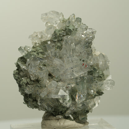 Harlekin Starburst Quarz, Epidot auf Matrix Streep Mine, Namibia 38*30*21mm #15095