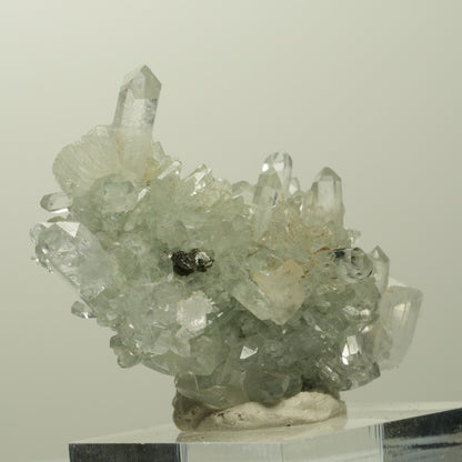 Starburst Quarz, Prehnit, Calcit, Analcim, Epidot, Matrix Streep Mine, Namibia 47*27*26mm #15096