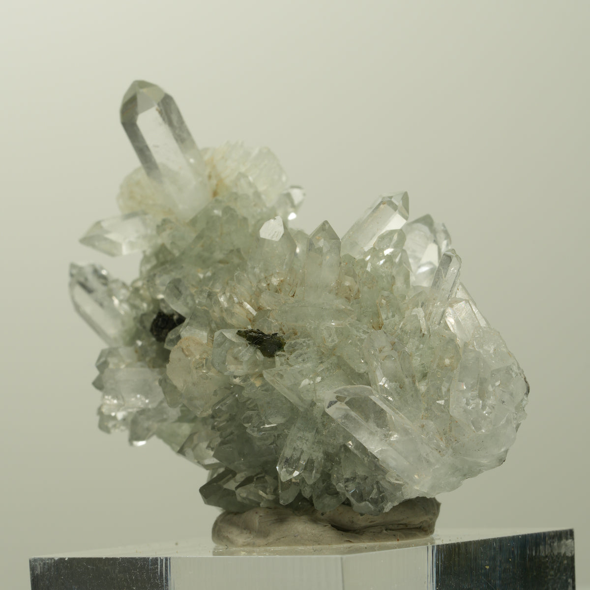 Starburst Quarz, Prehnit, Calcit, Analcim, Epidot, Matrix Streep Mine, Namibia 47*27*26mm #15096
