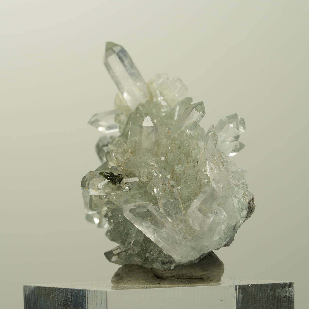 Starburst Quarz, Prehnit, Calcit, Analcim, Epidot, Matrix Streep Mine, Namibia 47*27*26mm #15096