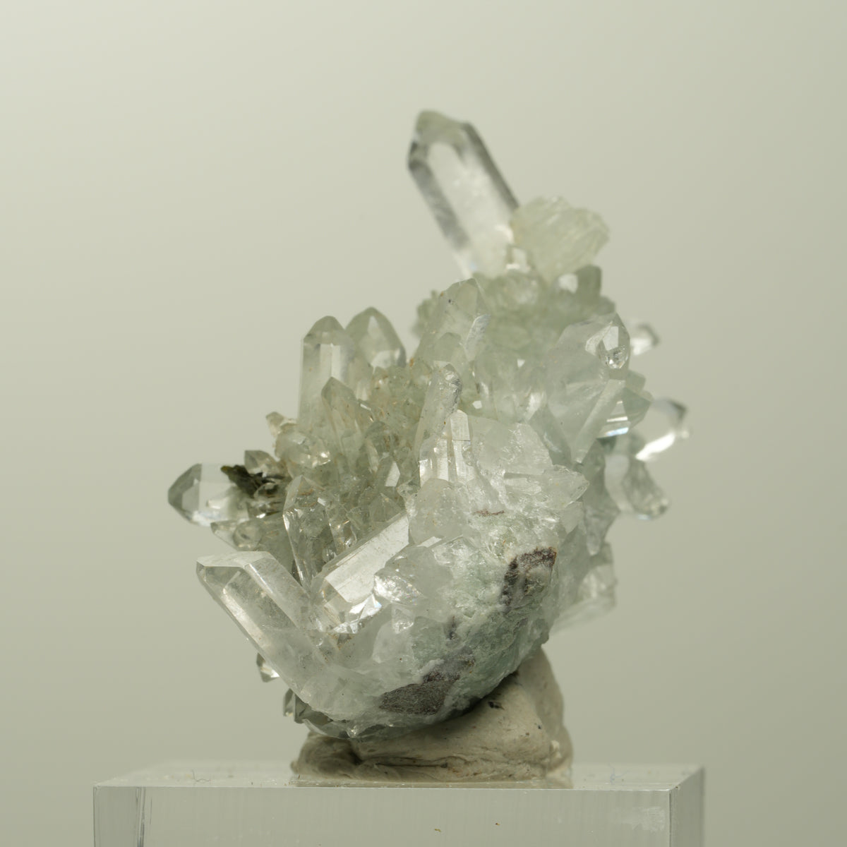 Starburst Quarz, Prehnit, Calcit, Analcim, Epidot, Matrix Streep Mine, Namibia 47*27*26mm #15096
