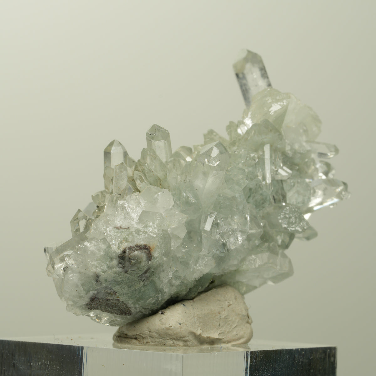 Starburst Quarz, Prehnit, Calcit, Analcim, Epidot, Matrix Streep Mine, Namibia 47*27*26mm #15096