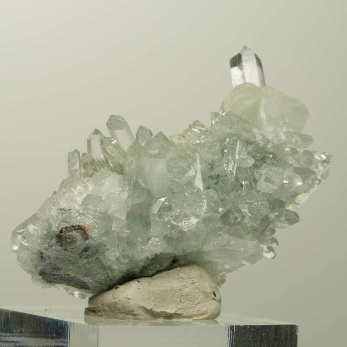 Starburst Quarz, Prehnit, Calcit, Analcim, Epidot, Matrix Streep Mine, Namibia 47*27*26mm #15096