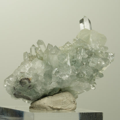 Starburst Quarz, Prehnit, Calcit, Analcim, Epidot, Matrix Streep Mine, Namibia 47*27*26mm #15096