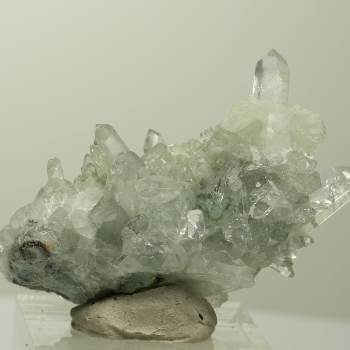 Starburst Quarz, Prehnit, Calcit, Analcim, Epidot, Matrix Streep Mine, Namibia 47*27*26mm #15096