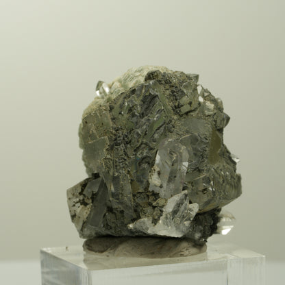 Harlekin Starburst Quarz, Prehnit, Calcit, Epidot, Matrix Streep Mine, Namibia 36*35*27mm #15097