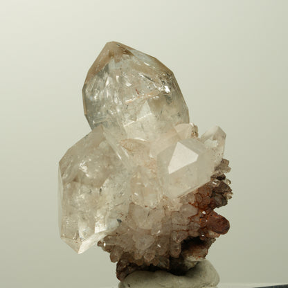 Skelett Phantom Rauchquarz Doppelender Zepter Gruppe Streep Mine, Namibia 42*35*30mm #15098