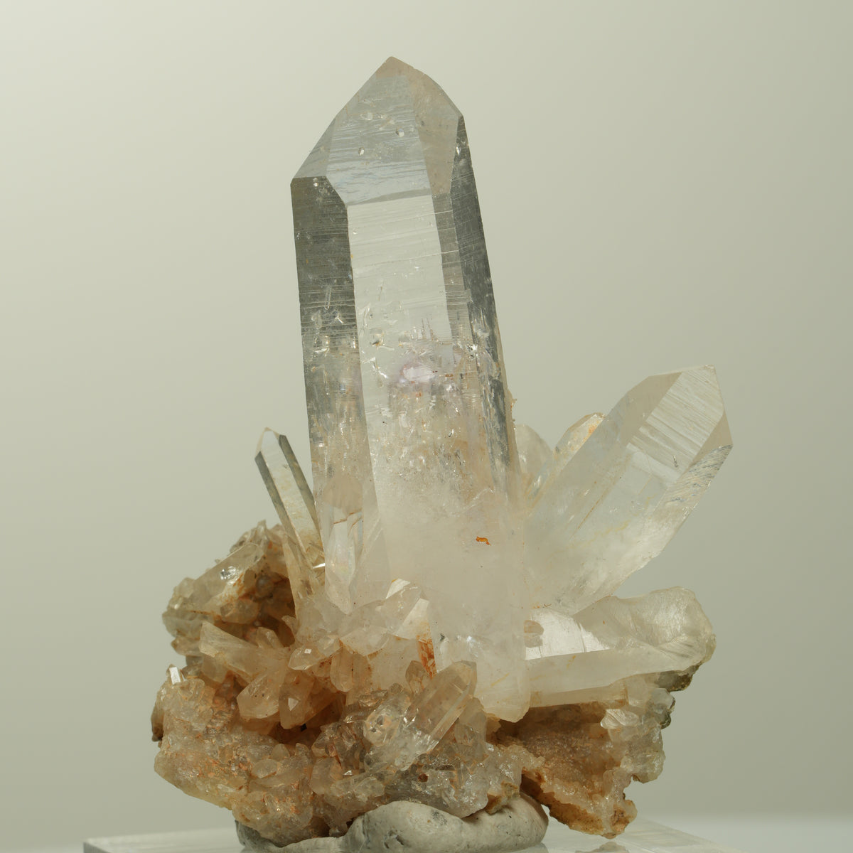 Lemurian Skelett Phantom Amethyst mit Hämatit Goboboseb, Namibia 44*38*21mm #15099