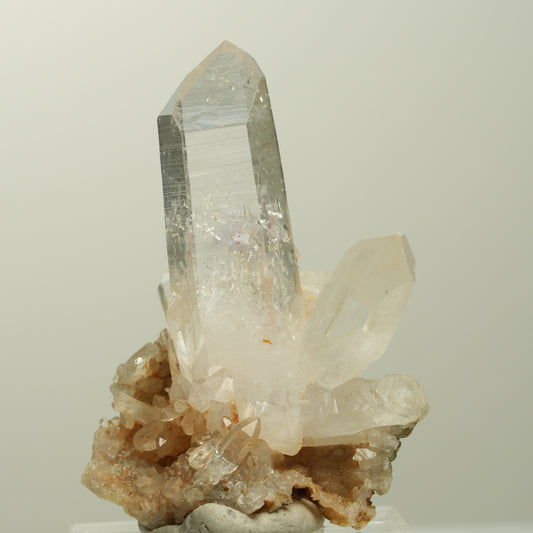 Lemurian Skelett Phantom Amethyst mit Hämatit Goboboseb, Namibia 44*38*21mm #15099