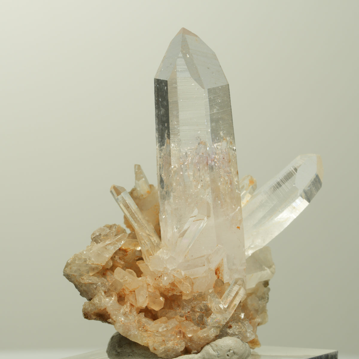Lemurian Skelett Phantom Amethyst mit Hämatit Goboboseb, Namibia 44*38*21mm #15099