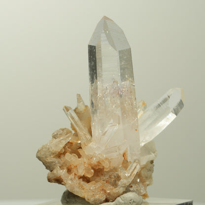 Lemurian Skelett Phantom Amethyst mit Hämatit Goboboseb, Namibia 44*38*21mm #15099