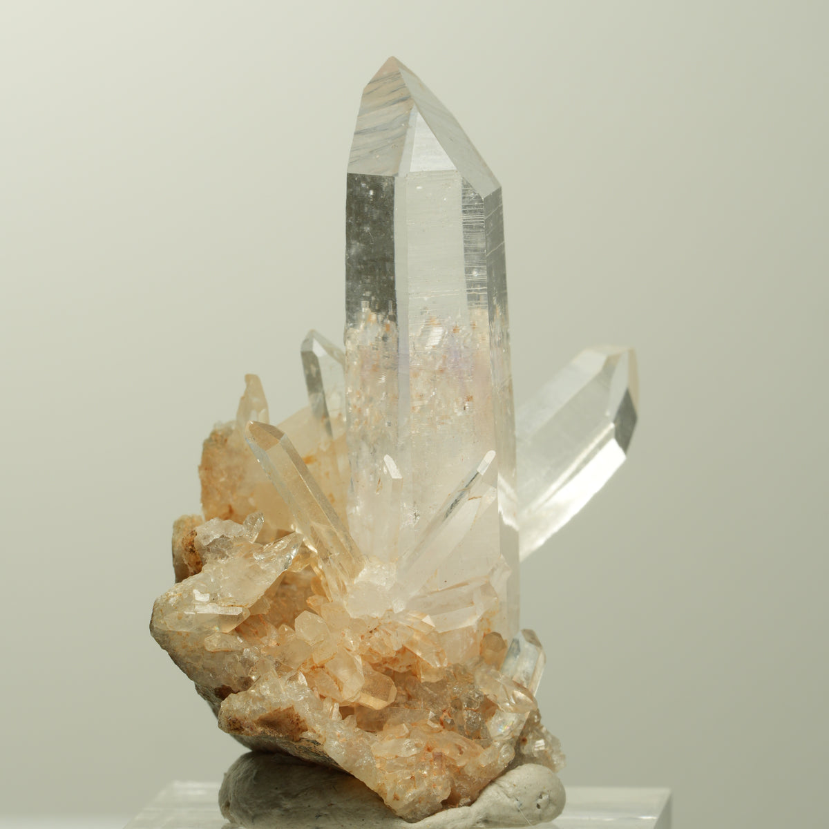Lemurian Skelett Phantom Amethyst mit Hämatit Goboboseb, Namibia 44*38*21mm #15099