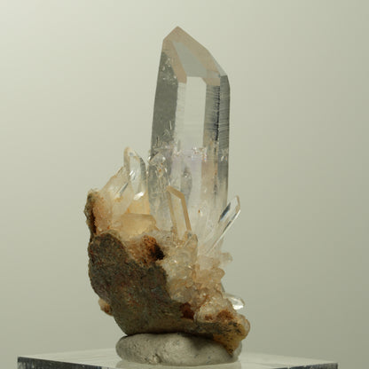 Lemurian Skelett Phantom Amethyst mit Hämatit Goboboseb, Namibia 44*38*21mm #15099