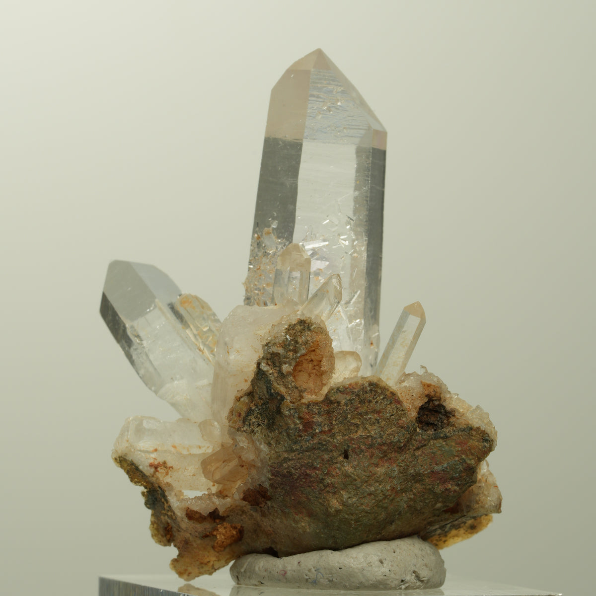 Lemurian Skelett Phantom Amethyst mit Hämatit Goboboseb, Namibia 44*38*21mm #15099