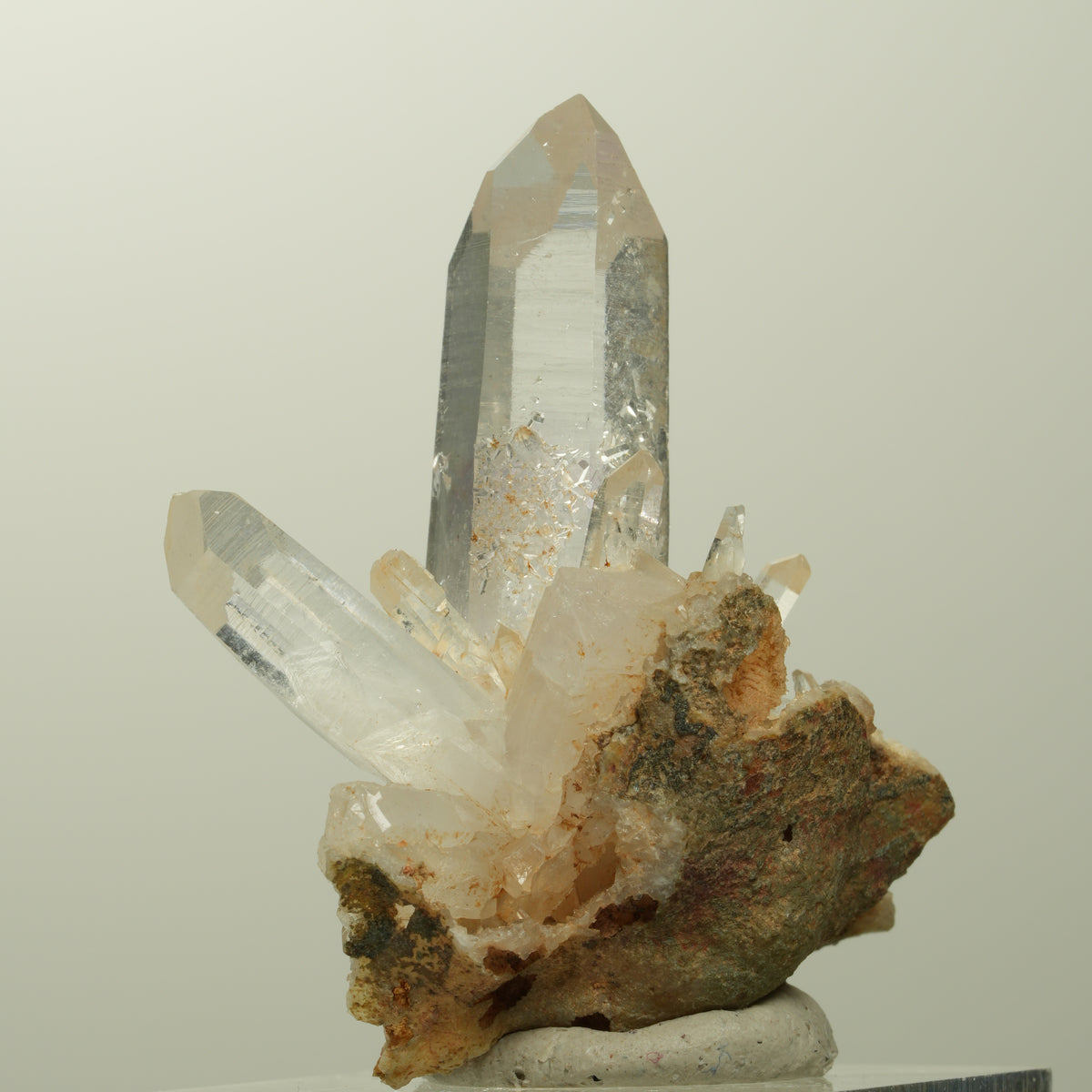 Lemurian Skelett Phantom Amethyst mit Hämatit Goboboseb, Namibia 44*38*21mm #15099