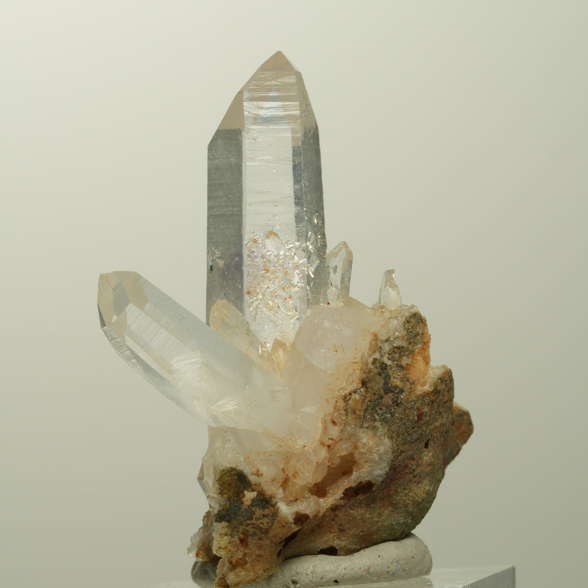 Lemurian Skelett Phantom Amethyst mit Hämatit Goboboseb, Namibia 44*38*21mm #15099