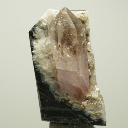 Lemurian Skeleton Phantom Amethyst, Calcite from Matrix Streep Mine, Namibia 67*40*39mm #15101