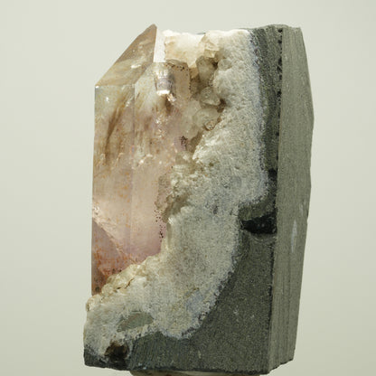 Lemurian Skeleton Phantom Amethyst, Calcite from Matrix Streep Mine, Namibia 67*40*39mm #15101