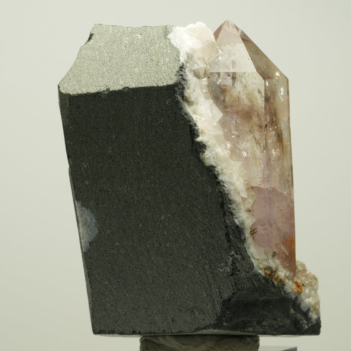 Lemurian Skeleton Phantom Amethyst, Calcite from Matrix Streep Mine, Namibia 67*40*39mm #15101